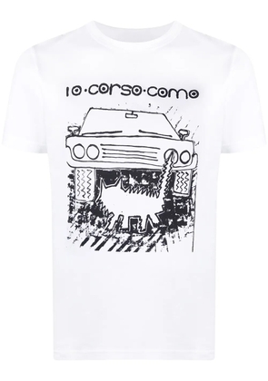 10 CORSO COMO graphic print short-sleeved T-shirt - White
