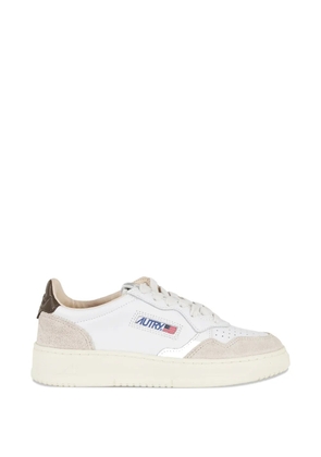 Autry Medalist suede low-top sneakers - White