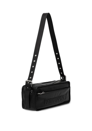 Patrizia Pepe medium (Im)perfection logo-detail cross body bag - Black