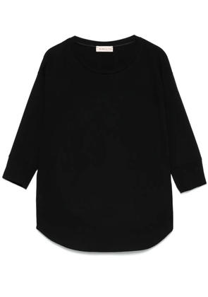 Blanca Vita three-quarter length sleeves T-shirt - Black