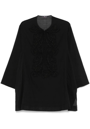 Ermanno Scervino patch-detail mini dress - Black