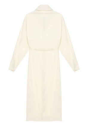 Carven zip-up maxi dress - Neutrals