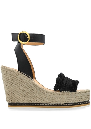 Odissì wedge espadrilles - Black