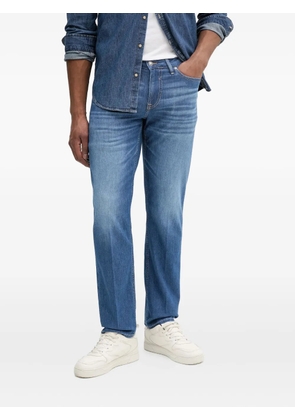 GUESS USA logo-plaque jeans - Blue