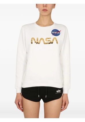 Alpha Industries Nasa-logo sweatshirt - White
