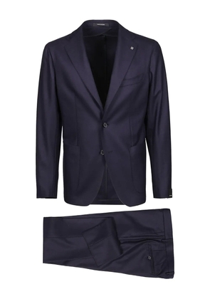Tagliatore single-breasted wool suit - Blue