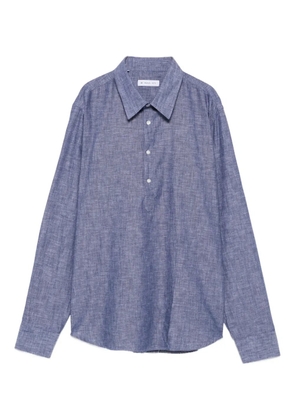 Manuel Ritz half-placket shirt - Blue