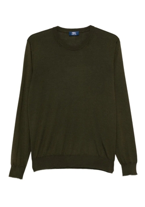 Fedeli round-neck cashmere sweater - Green
