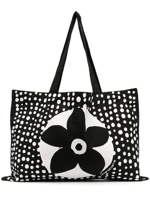 10 CORSO COMO floral-print tote bag - Black
