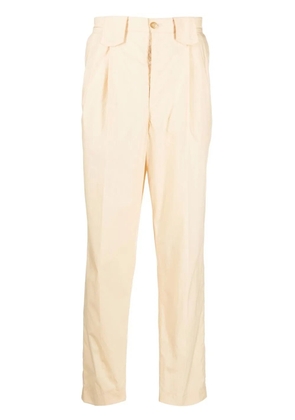 Nanushka pleat-detail high-waisted trousers - Neutrals