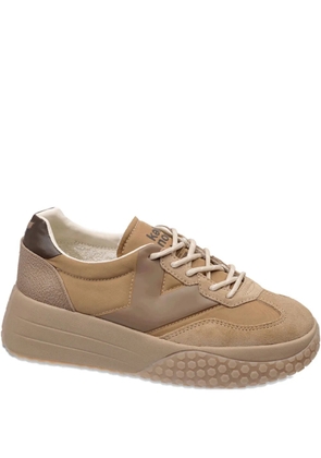 KEH NOO suede panelled sneakers - Neutrals