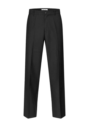 SAMSOE SAMSOE straight-leg wool trousers - Black