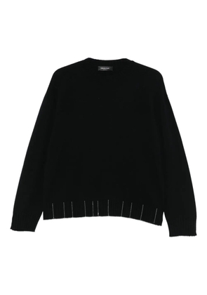 Fabiana Filippi embellished hem sweater - Black