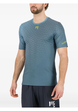 KARPOS geometric-print T-shirt - Blue