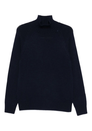 Eleventy high-neck long-sleeve sweater - Blue