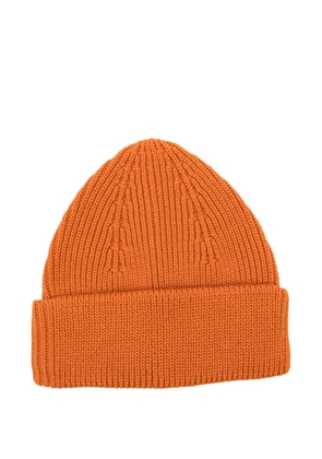 Roberto Collina ribbed-knit beanie - Orange