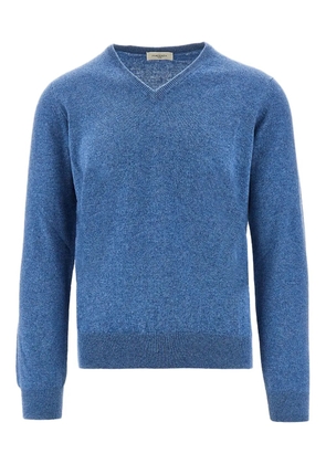 Piacenza Cashmere V-neck sweater - Blue