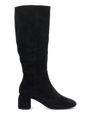 ANGEL ALARCON 65mm zip-detail block-heel boots - Black