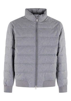 Save The Duck Herbie flannel-textured padded jacket - Grey