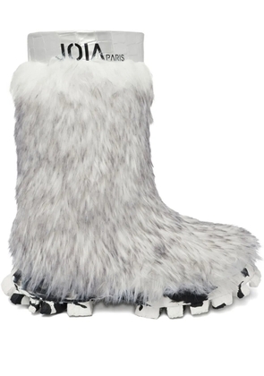 JOIA PARIS faux-fur boots - Grey