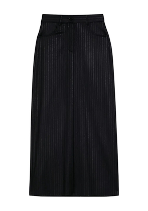 Department 5 pinstripe maxi skirt - Grey