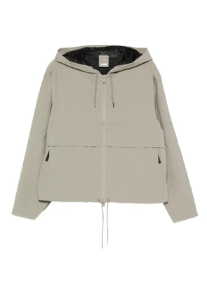Rains hooded zip-fastening jacket - Green