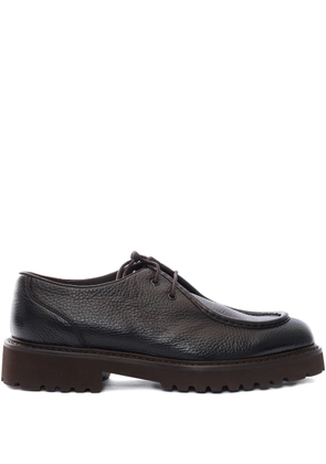 Doucal's leather derby shoes - Brown