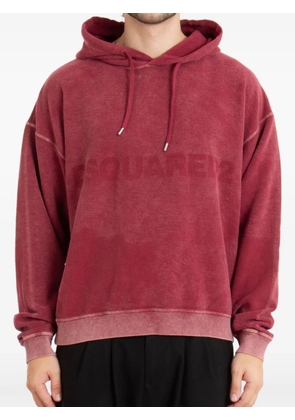 DSQUARED2 logo-print cotton hoodie