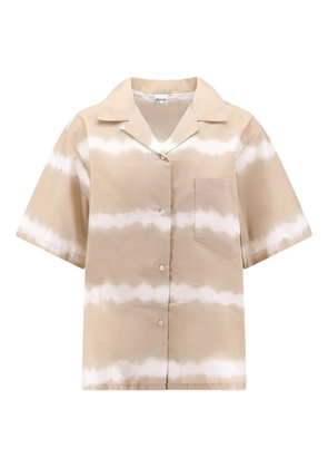 ASPESI camp-collar printed shirt - Neutrals