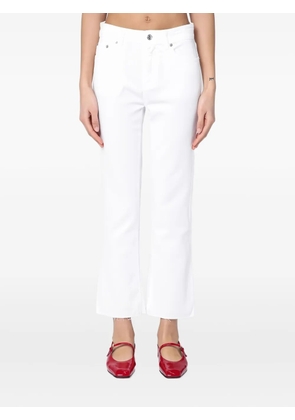 Department 5 frayed-hem jeans - White