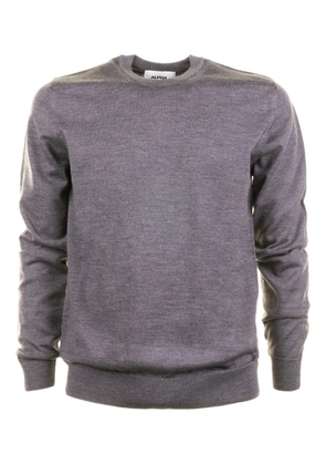 ALPHA STUDIO crew-neck long-sleeve sweater - Grey