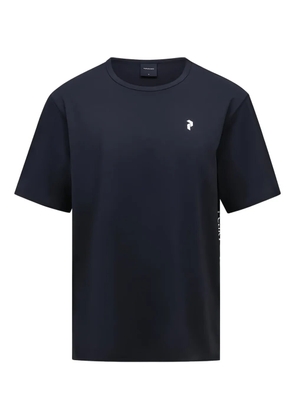 Peak Performance Trail logo-detail side-panel performance T-shirt - Black