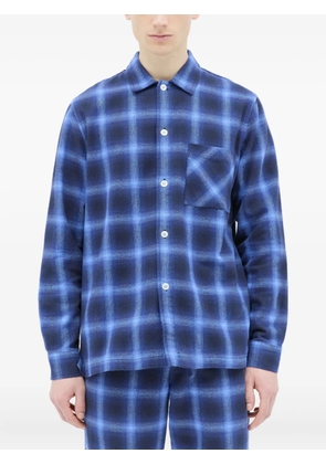 TEKLA checked shirt - Blue