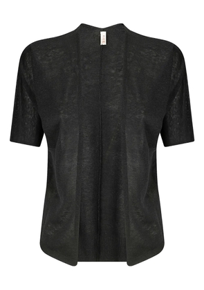 Stefano Mortari henley-neck T-shirt - Black