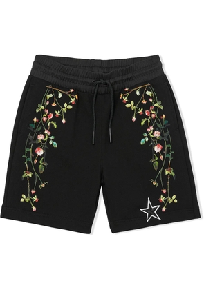 Burberry Kids floral-print shorts - Black