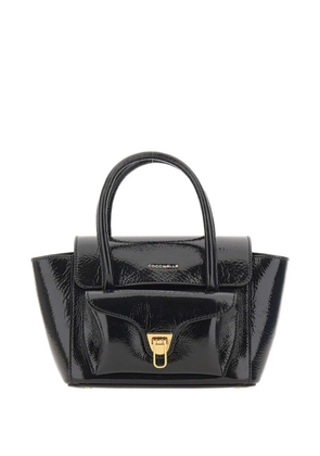 Coccinelle flap pocket tote bag - Black