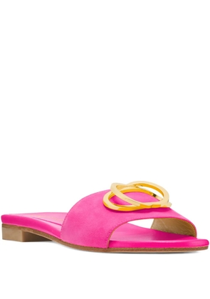 Stuart Weitzman Caicos double-buckle sandals - Pink