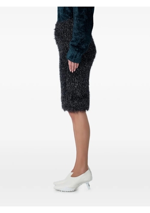 Lacoste lurex knitted mini skirt - Black