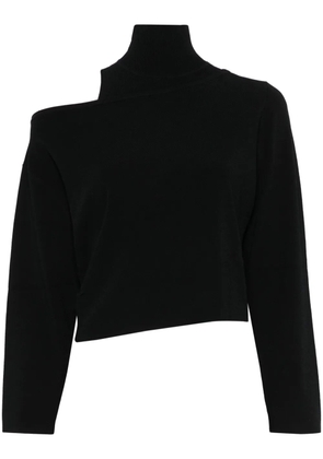 MOSCHINO JEANS asymmetric top - Black
