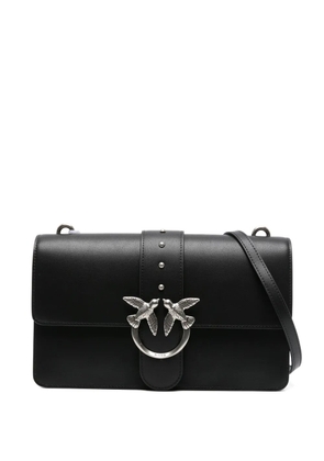 PINKO small Love One Classic leather crossbody bag - Black