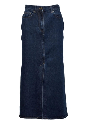 Loulou Rona denim maxi skirt - Blue