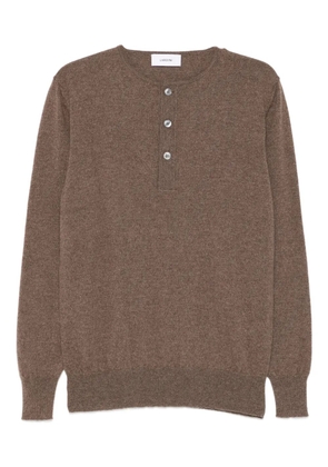 Lardini buttoned sweater - Brown
