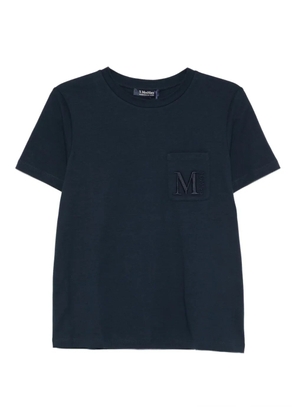 'S Max Mara logo-embroidered T-shirt - Blue