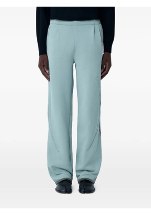 Kiko Kostadinov Vig K Dart panel fraying trousers - Blue