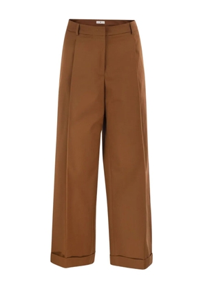 PT Torino turn-up trousers - Brown