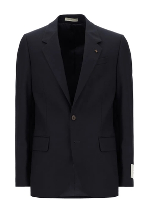 Corneliani beetle-brooch single-breasted blazer - Blue