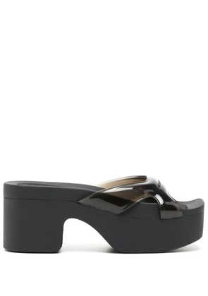 Alexander Wang platform-sole open-toe sandals - Black