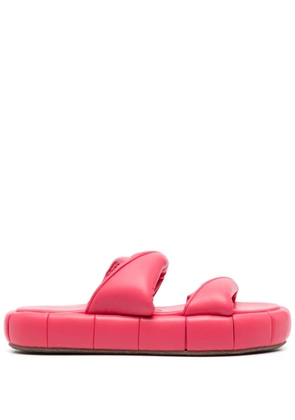 Themoirè Air platform slides - Pink