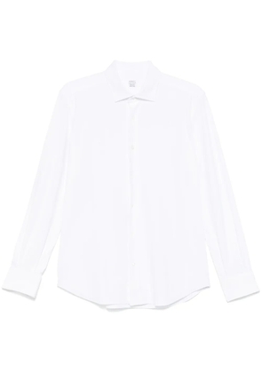 Mazzarelli piqué-weave shirt - White