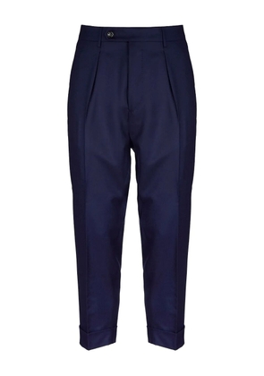 Berwich Chiaia pleated trousers - Blue